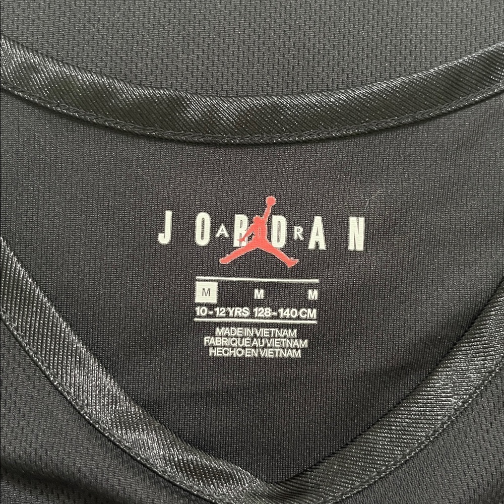AIR JORDAN SLEEVELESS CREWNECK DRESS WITH FRONT PRINT IN BLACK - Picture 5 of 9